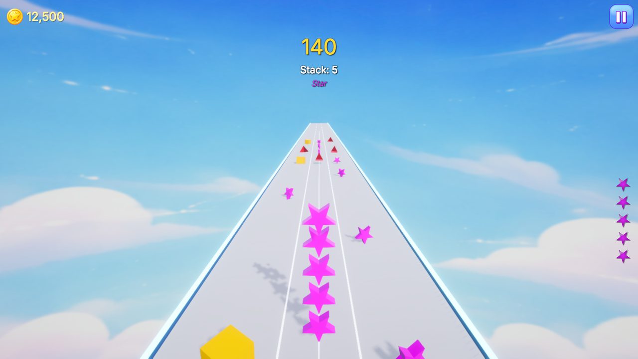 Stack Dash star run screenshot