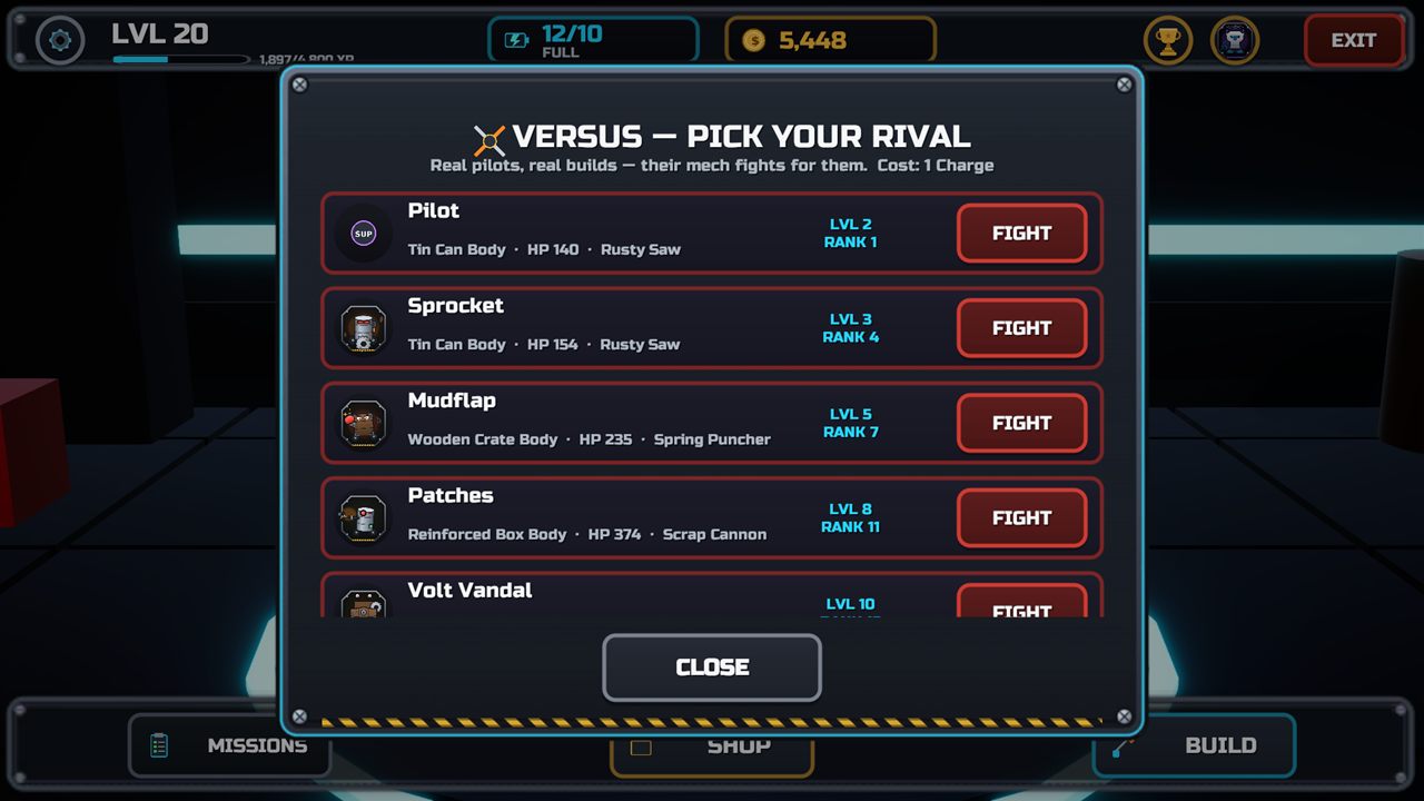 Scrap Mech Arena versus screenshot